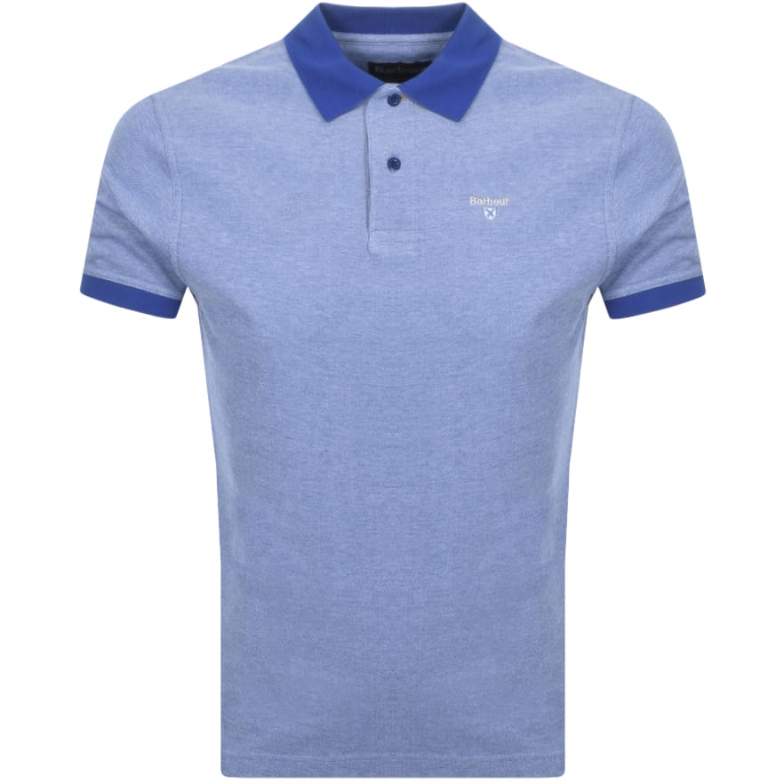 Alternative Image for ProductBarbour Sports Polo T Shirt Blue1